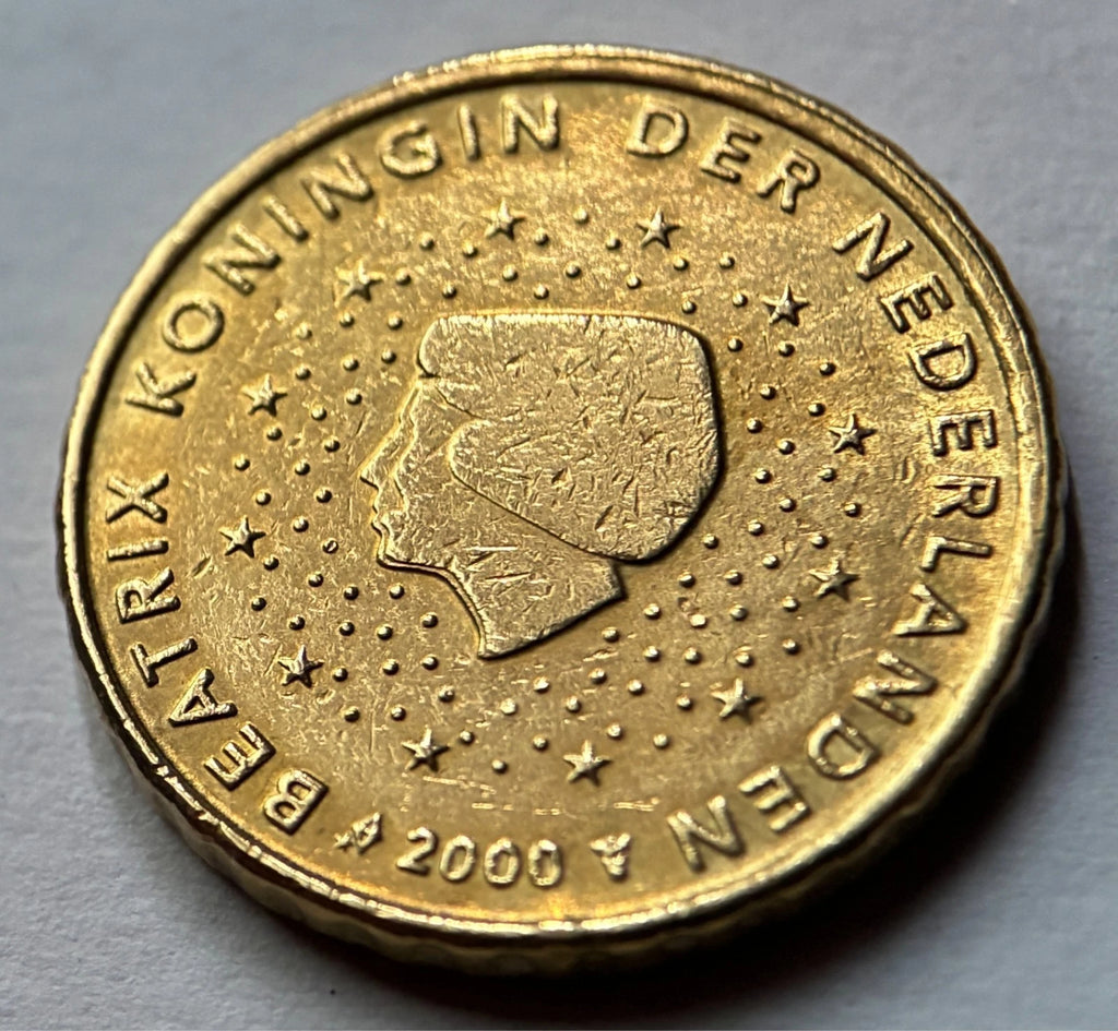 10 Cent 2000 | Niederlande | Königin Beatrix | Nordisches Gold Münze