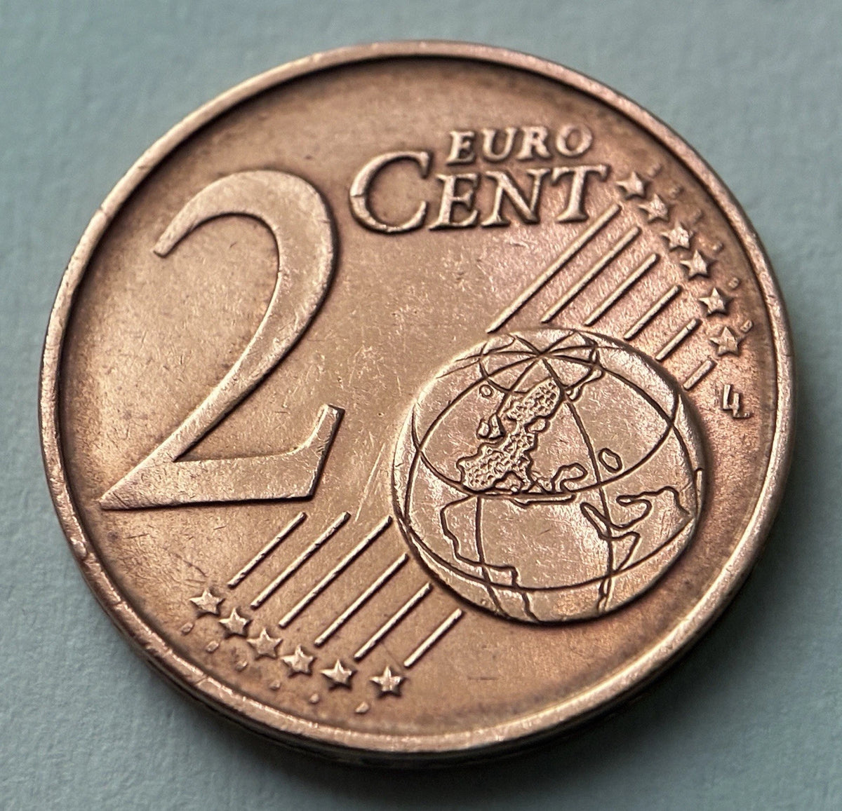 2 Cent 2002 | Griechenland | Griechische Korvette | Verkupferter Stahl Münze | sehr schön