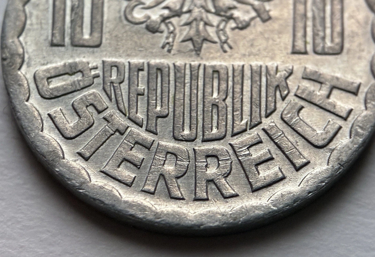 10 Groschen 1988 | Republik Österreich | Aluminium Münze