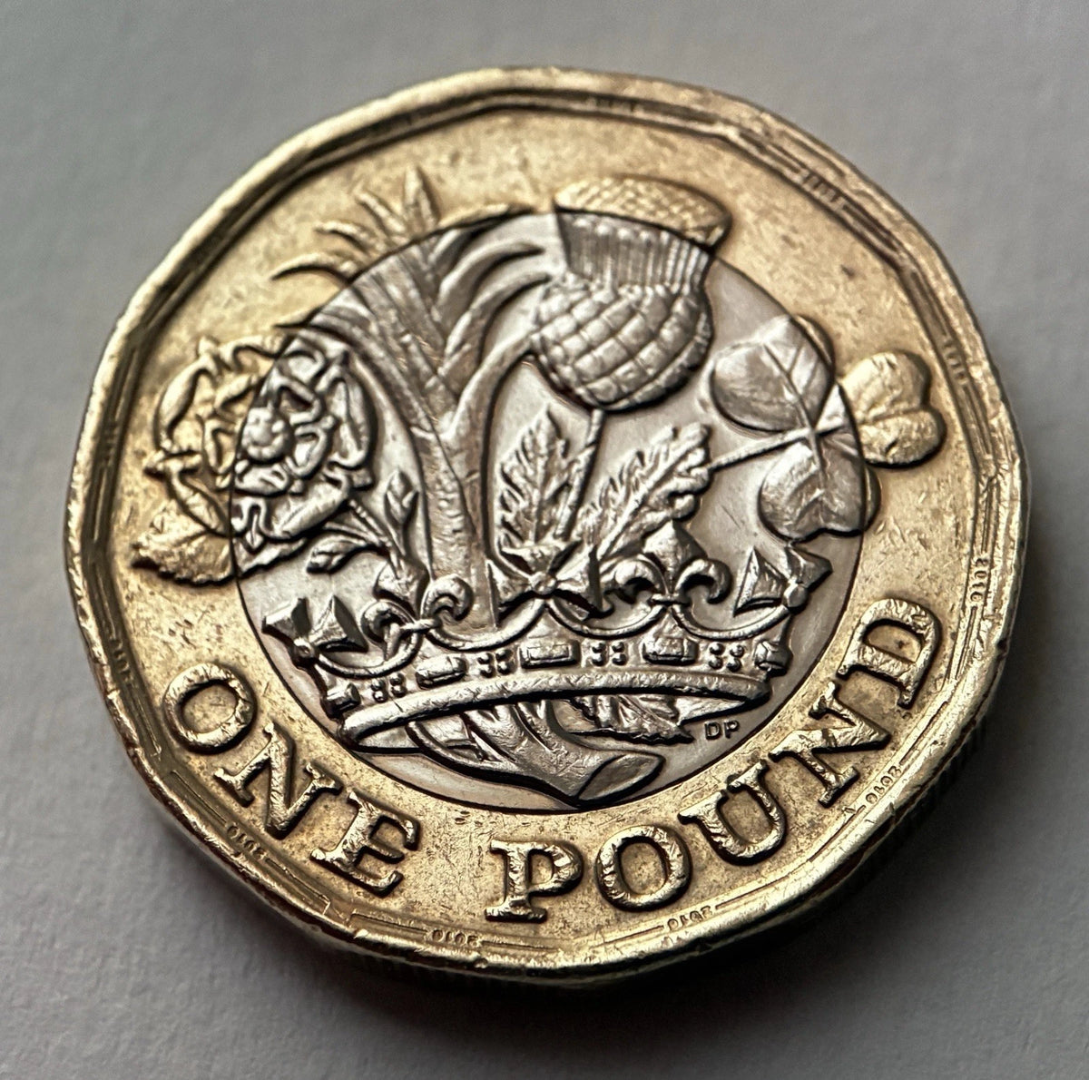 1 Pfund 2016 – Königin Elizabeth II. – Großbritannien – Seltene Fehlprägung / Rarität