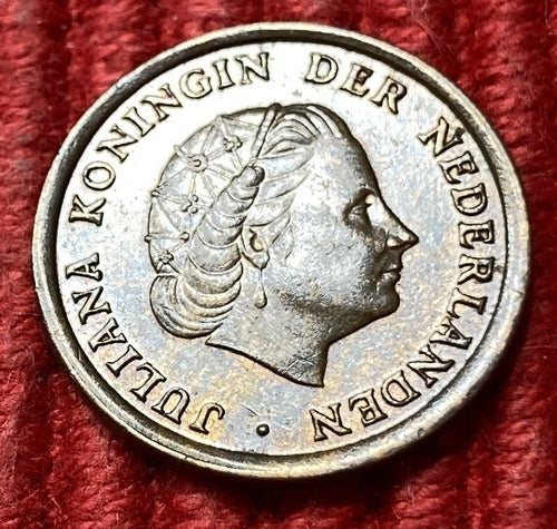 1 Cent 1953 | Niederlande | Juliana Koningin der Nederlanden | Bronze | Sehr guter Zustand