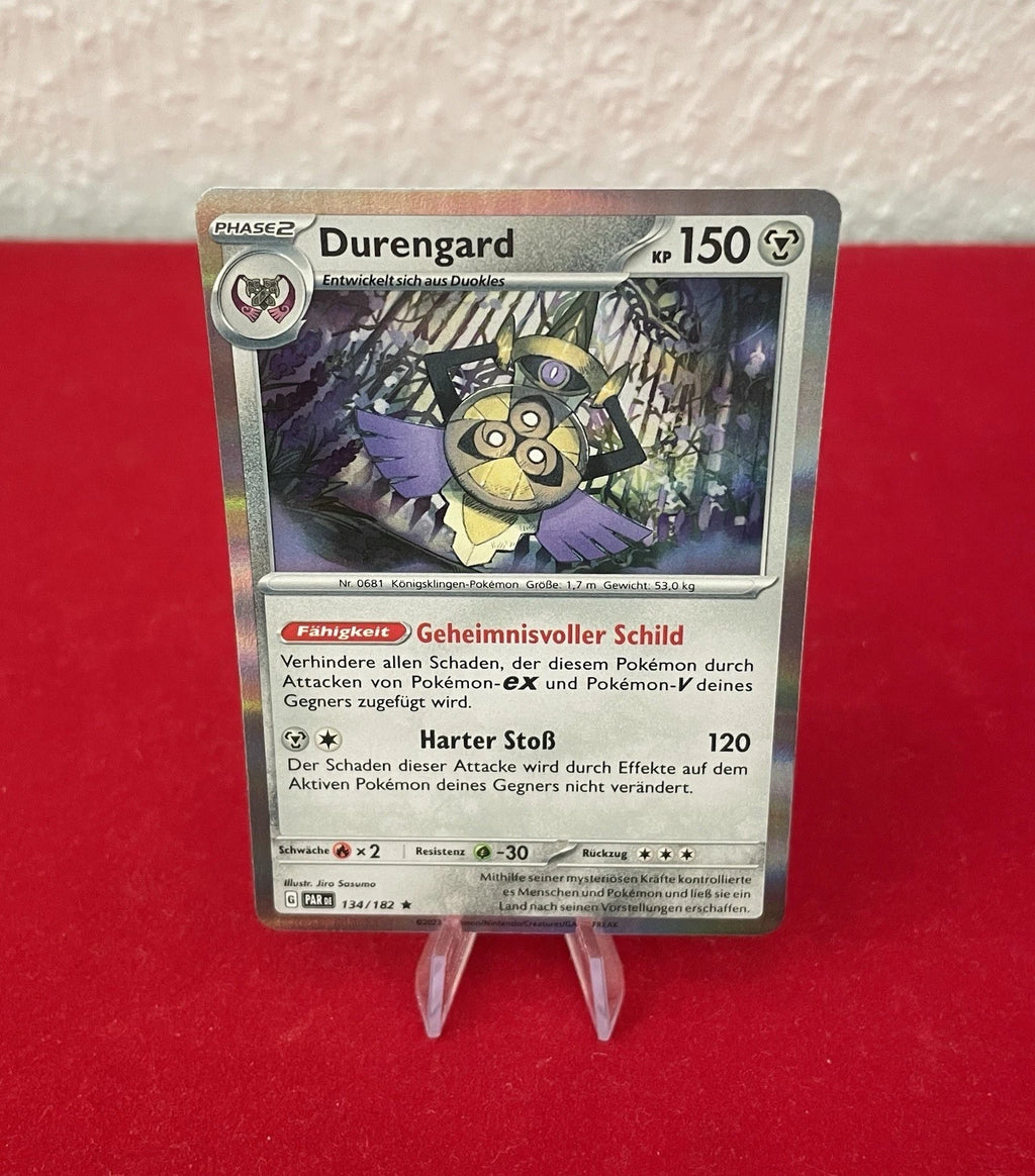 Pokémon Karte – Durengard 134/182 – Paradox Rift (Deutsch) / Holo / Neuwertig