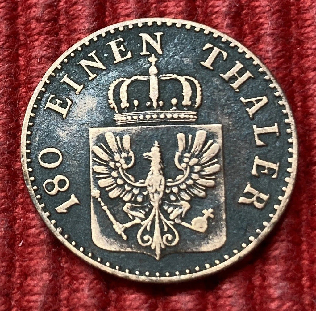 2 Pfenninge 1858 A | Preußen | Kupfer | Historische Scheidemünze