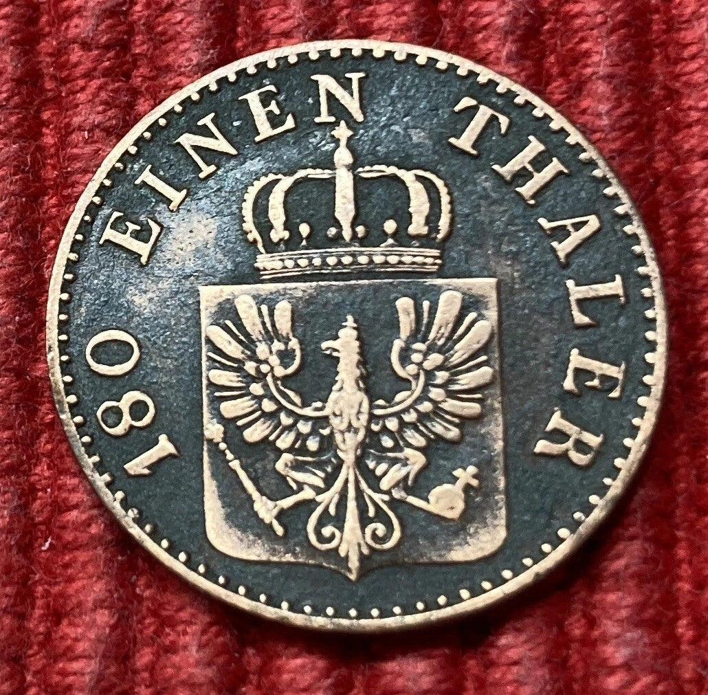 2 Pfenninge 1858 A | Preußen | Kupfer | Historische Scheidemünze