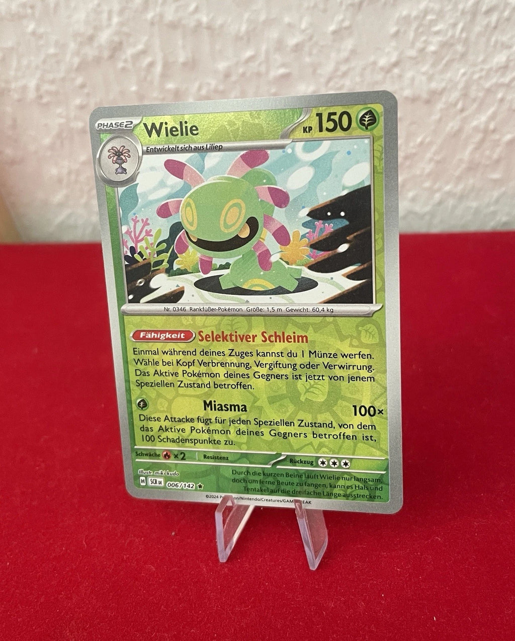 Wielie 006/142 – Karmesin & Purpur: Stellarkrone (Reverse Holo / Einzelkarte)