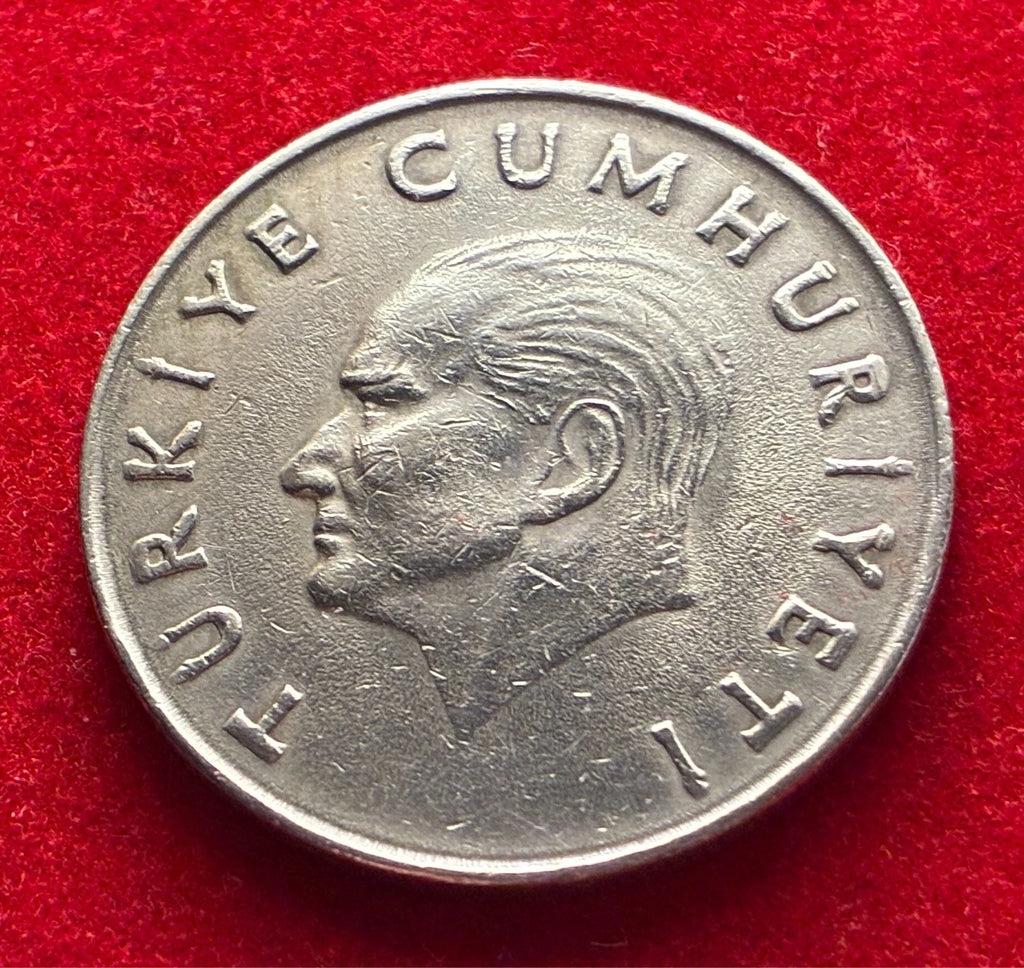 100 Lira 1987 | Türkei | Mustafa Kemal Atatürk | Kupfer-Zink-Nickel Münze | schön