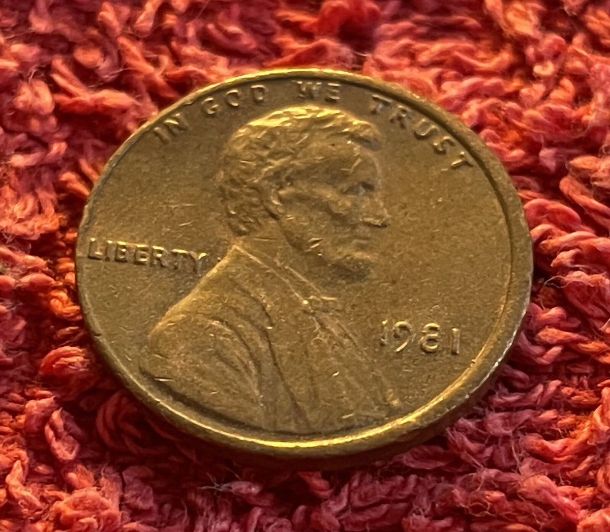 1 Cent 1981 USA | Lincoln Memorial Cent | Kupfer-Zink | Sammlermünze