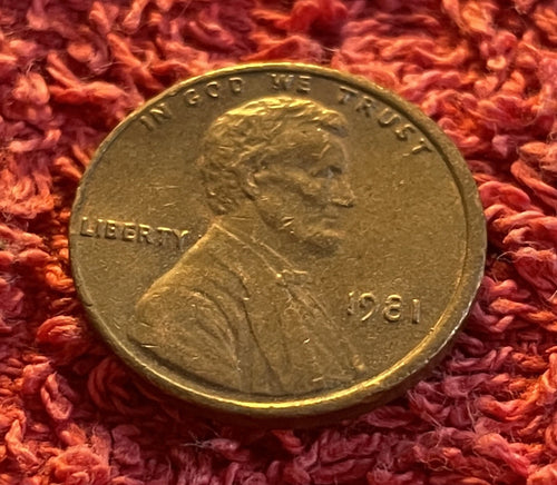 1 Cent 1981 USA | Lincoln Memorial Cent | Kupfer-Zink | Sammlermünze