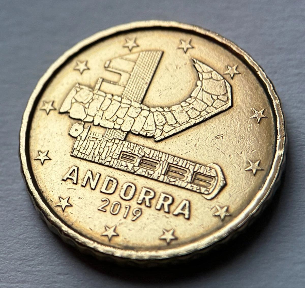10 Cent 2019 | Andorra | Sant Martí de la Cortinada | Nordisches Gold Münze