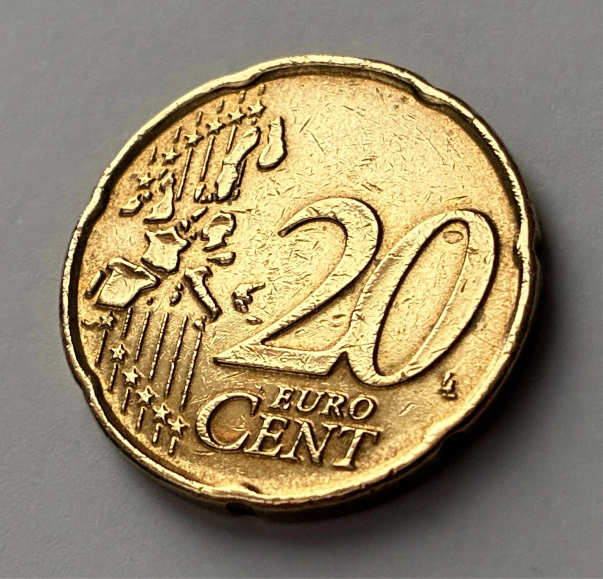 20 Cent 2004 | Belgien | König Albert II. | Nordisches Gold Münze | schön