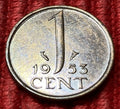 1 Cent 1953 | Niederlande | Juliana Koningin der Nederlanden | Bronze | Sehr guter Zustand