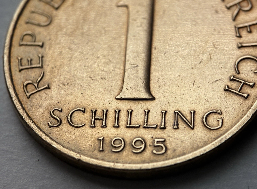 1 Schilling 1995 | Österreich | Edelweiß | Alpenblume | Aluminiumbronze Münze | sehr schön