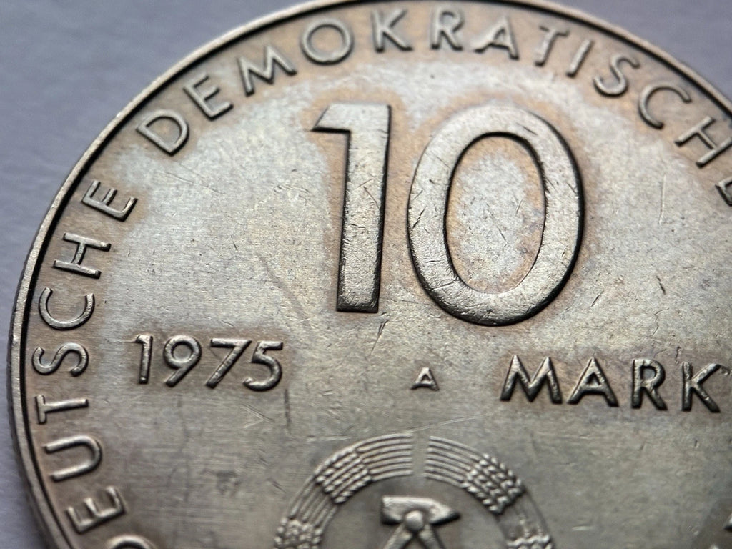 10 Mark 1975 A | Deutsche Demokratische Republik (DDR) | 20 Jahre Warschauer Vertrag | Kupfer-Zink-Nickel | Gedenkmünze | sehr schön