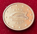 1 Cent 2007 | Irland | Harfe | Verkupferter Stahl Münze