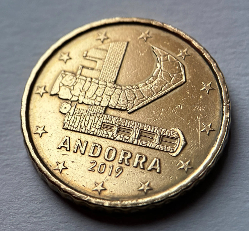 10 Cent 2019 | Andorra | Sant Martí de la Cortinada | Nordisches Gold Münze