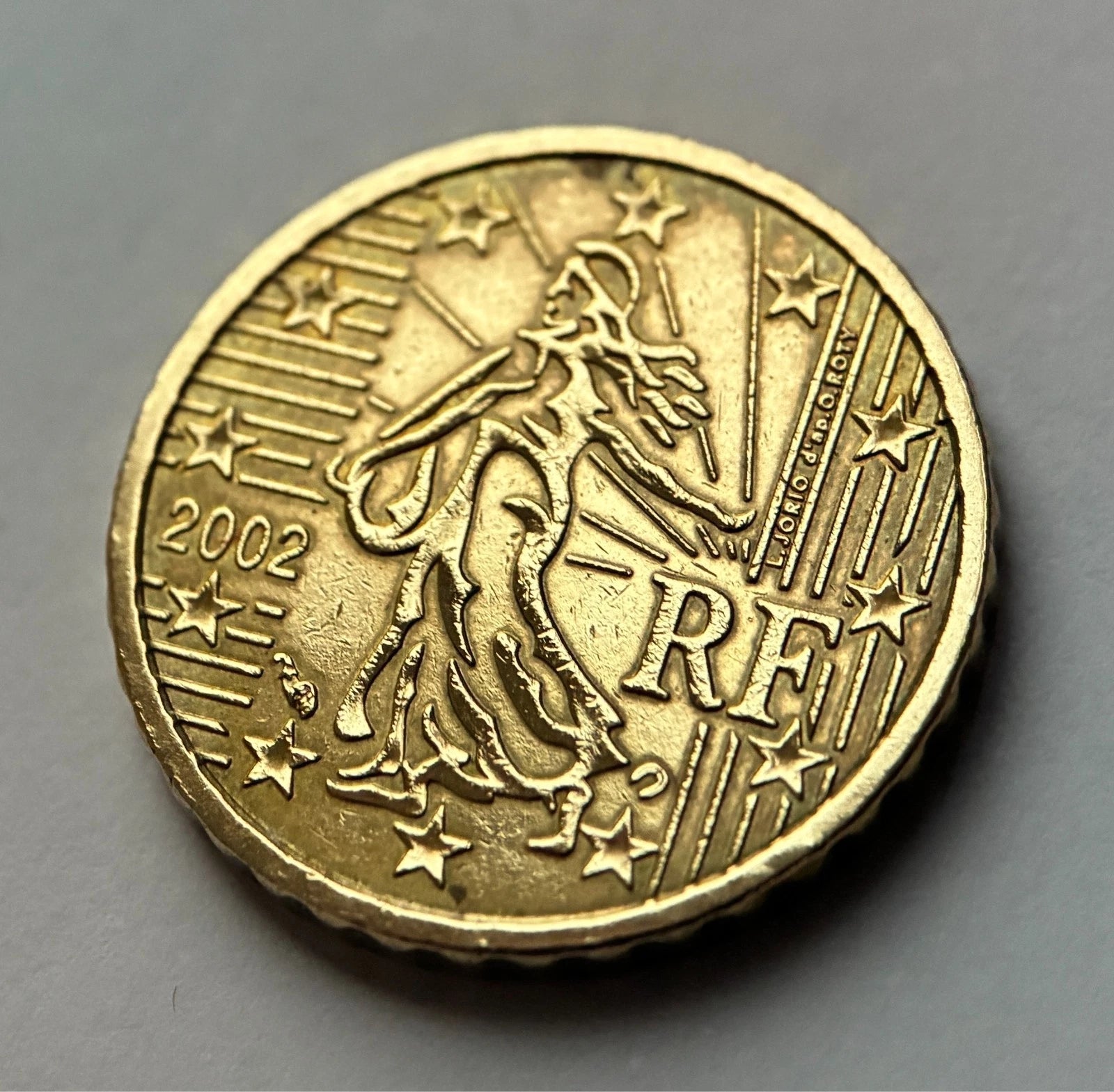 10 Cent 2002 | Frankreich | Säerin 'La Semeuse' | Nordisches Gold Münze