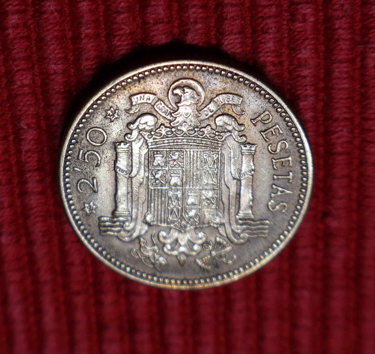 2,50 Pesetas 1953 *54 Spanien – Francisco Franco – Vorzüglicher Zustand / Selten