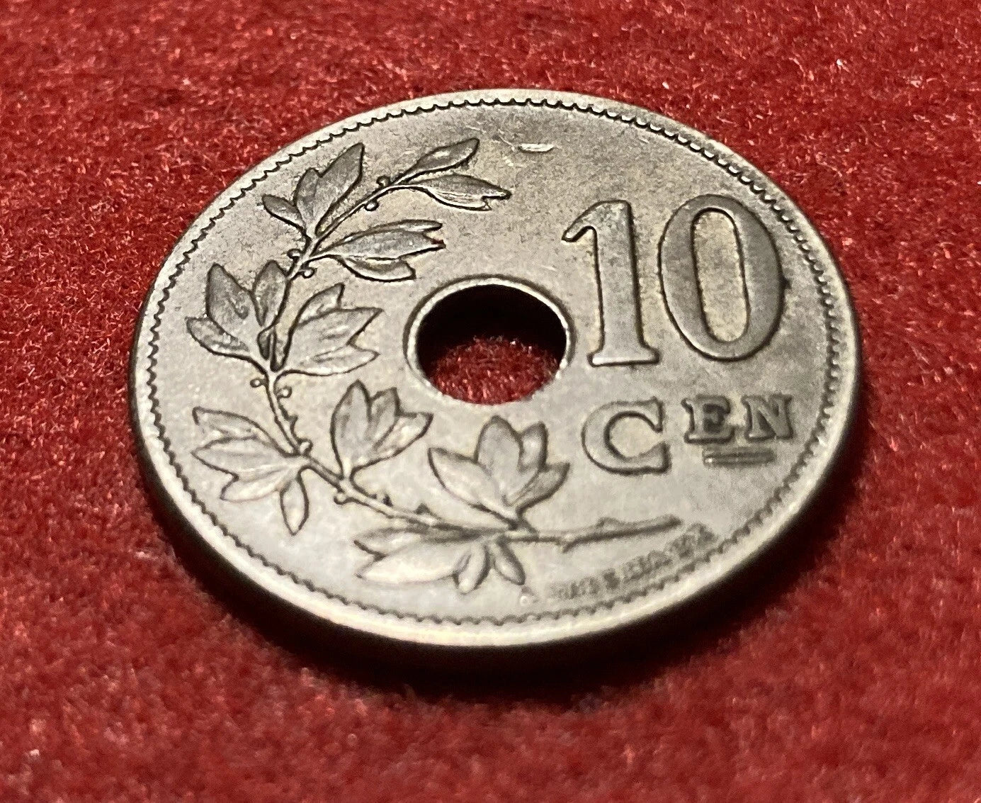 10 Centimes 1905 | Belgien | König Leopold II | Vorzüglicher Zustand