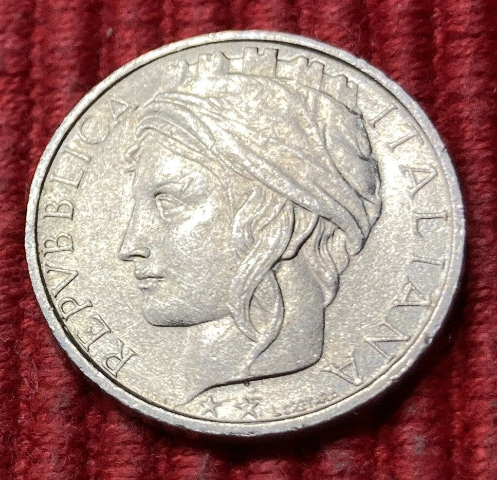 100 Lire 1993 | Italien | Italia turrita mit Mauerkrone | Münze aus Kupfer-Nickel | schön