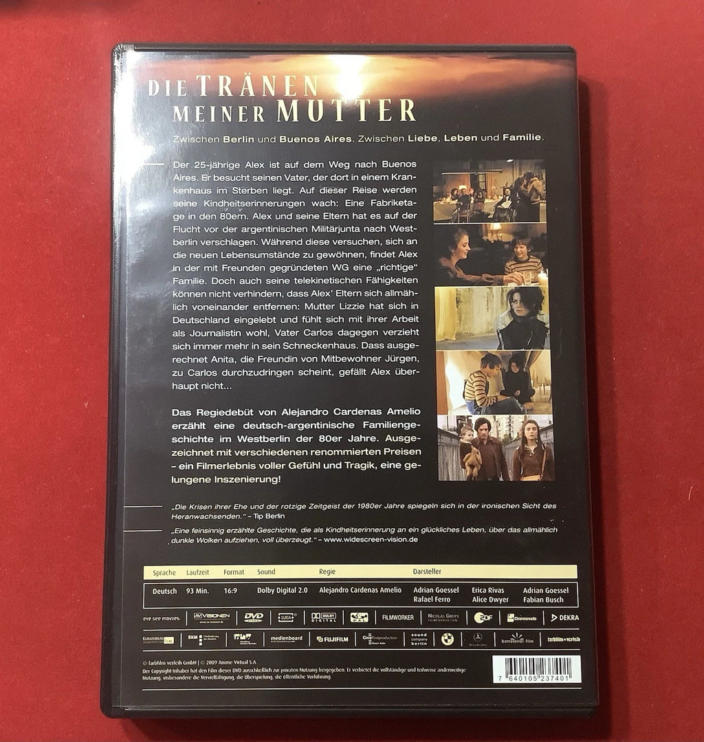 DVD: Die Tränen meiner Mutter – Ein Film von Alejandro Cardenas Amelio | Drama | Zustand gut