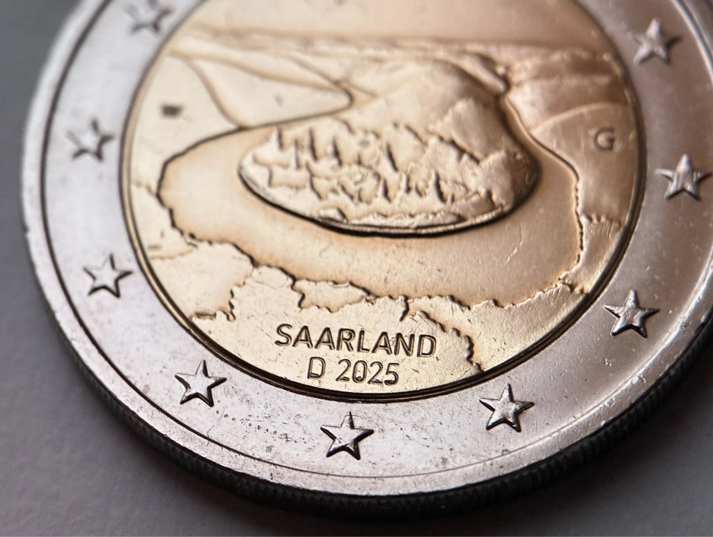 2 Euro 2025 G | Deutschland | Saarschleife | Bundesländerserie | Bi-Metall Münze
