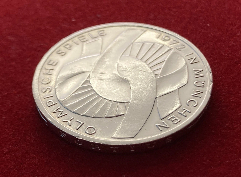 10 Deutsche Mark 1972 G | BRD | Olympische Spiele München | 625er Silber Münze | vorzüglich
