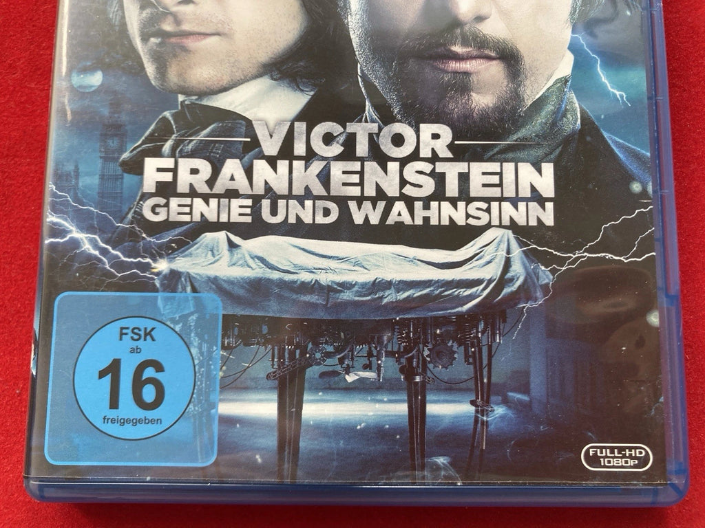 Victor Frankenstein – Genie und Wahnsinn – Blu-Ray Film (mit Daniel Radcliffe, James McAvoy) / FSK 16 / Neuwertig
