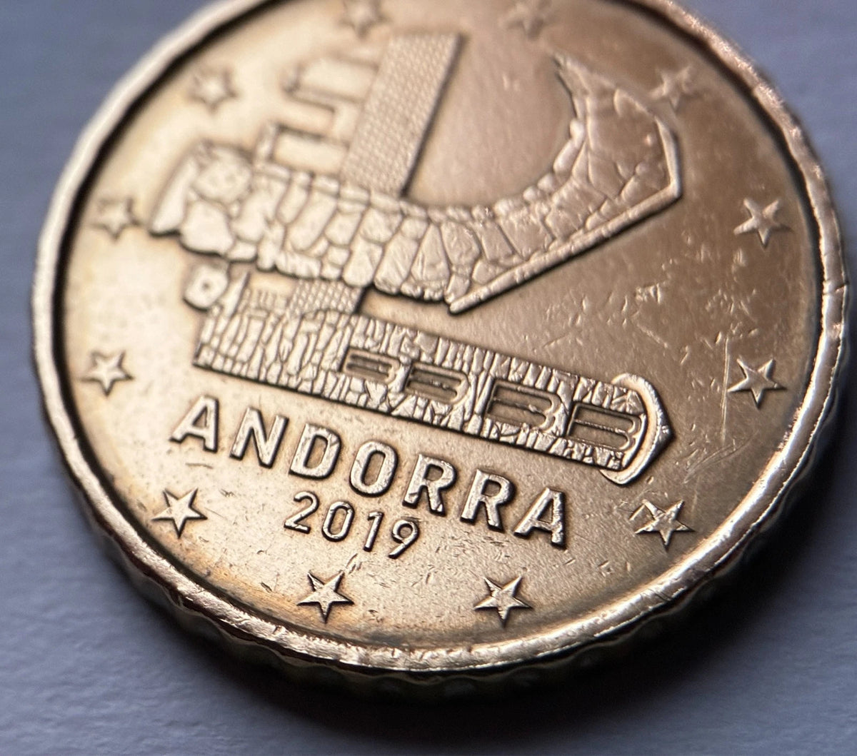 10 Cent 2019 | Andorra | Sant Martí de la Cortinada | Nordisches Gold Münze