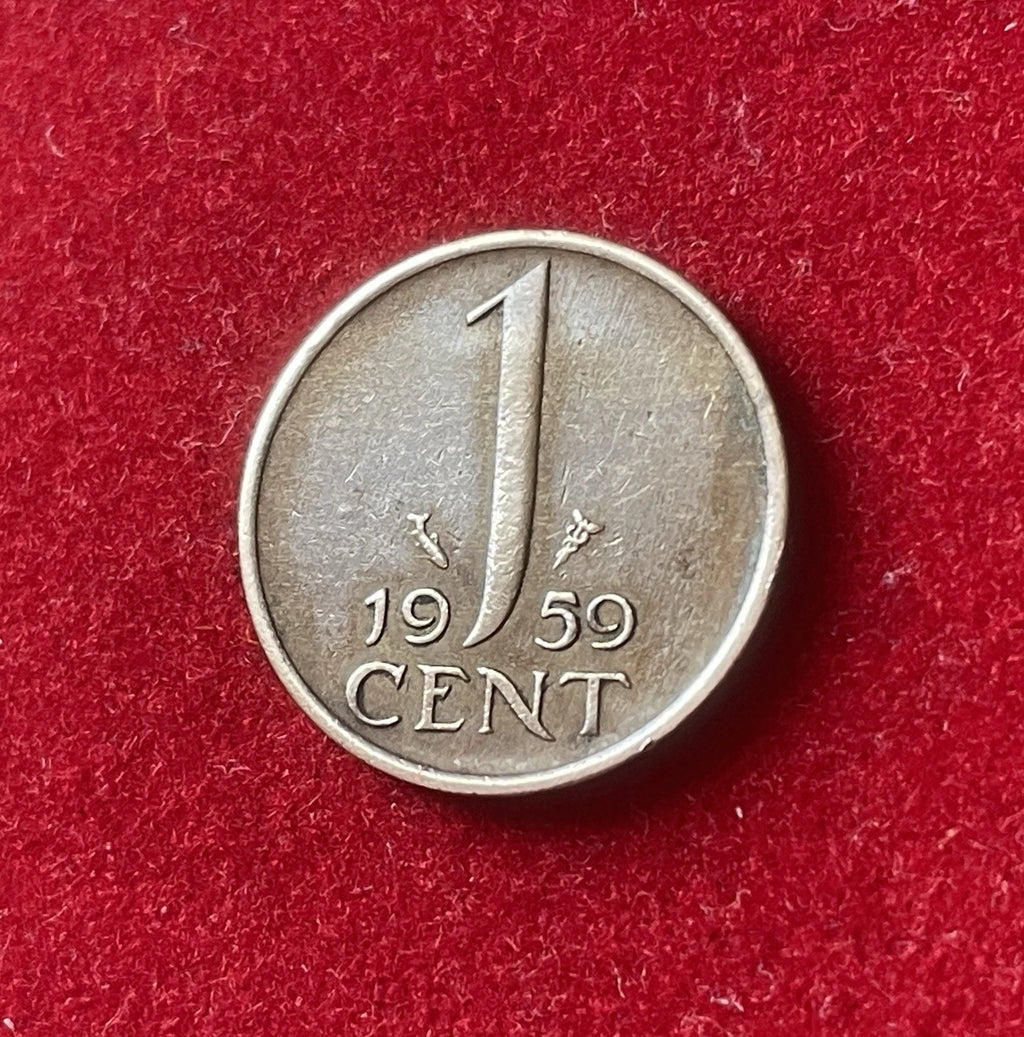 1 Cent 1959 | Niederlande | Juliana Koningin der Nederlanden | Bronze | Sehr guter Zustand