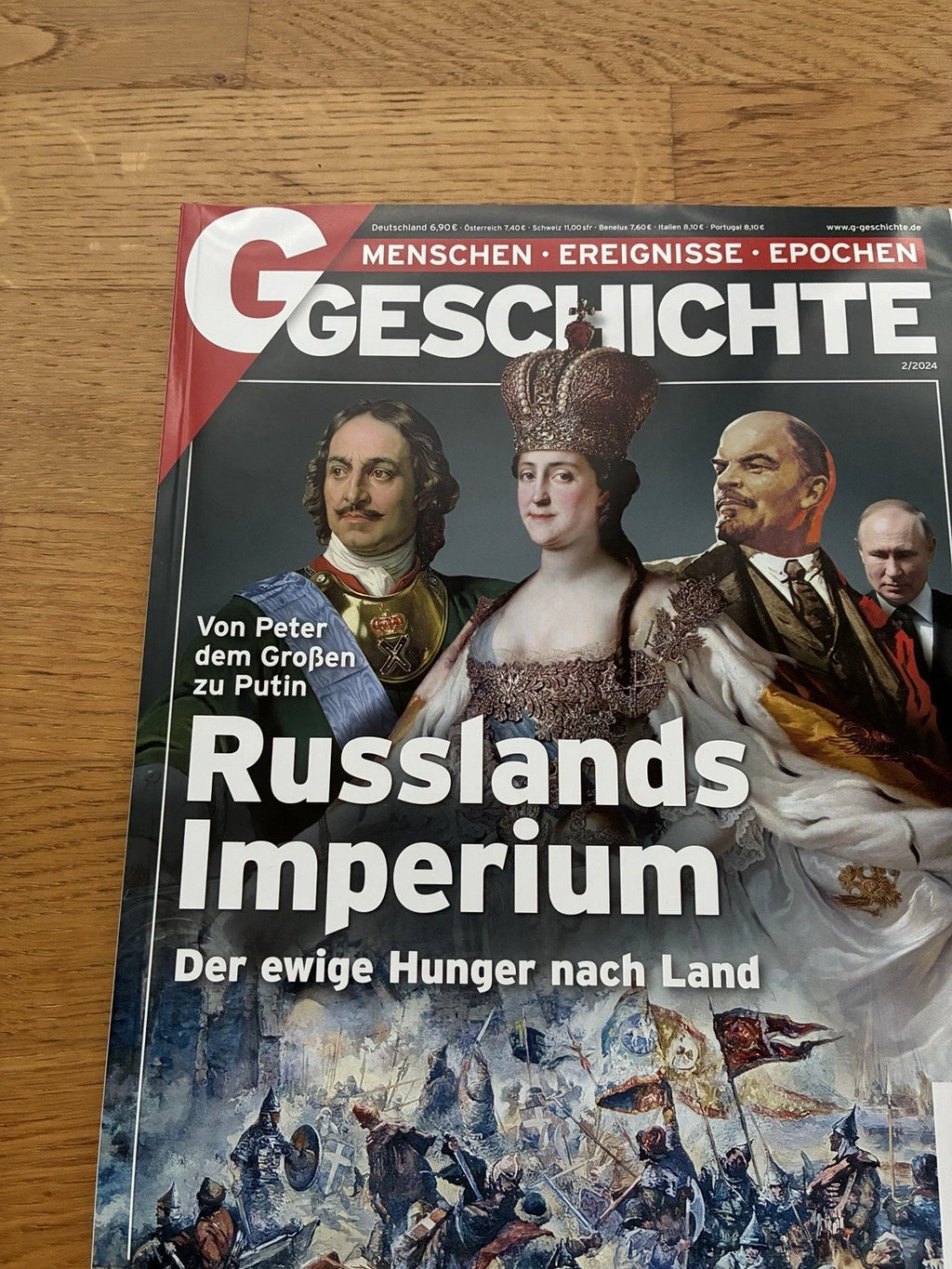 G Geschichte Magazin Nr. 2/2024 – Russlands Imperium: Der ewige Hunger nach Land | Zeitschrift | Zustand sehr gut