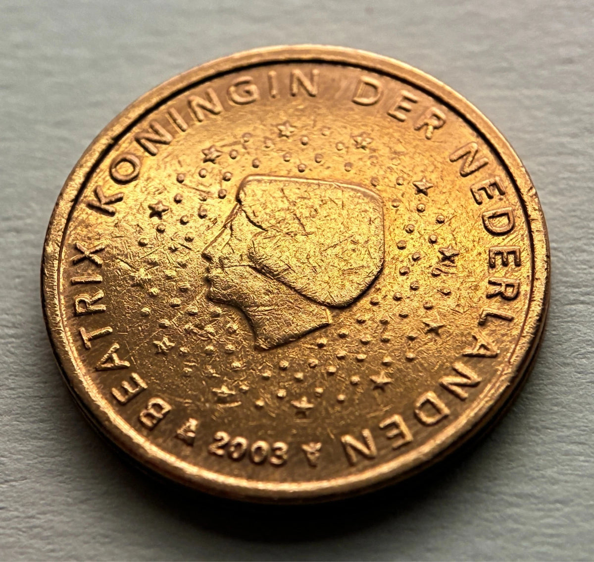 2 Cent 2003 | Niederlande | Königin Beatrix | Verkupferter Stahl Münze | schön