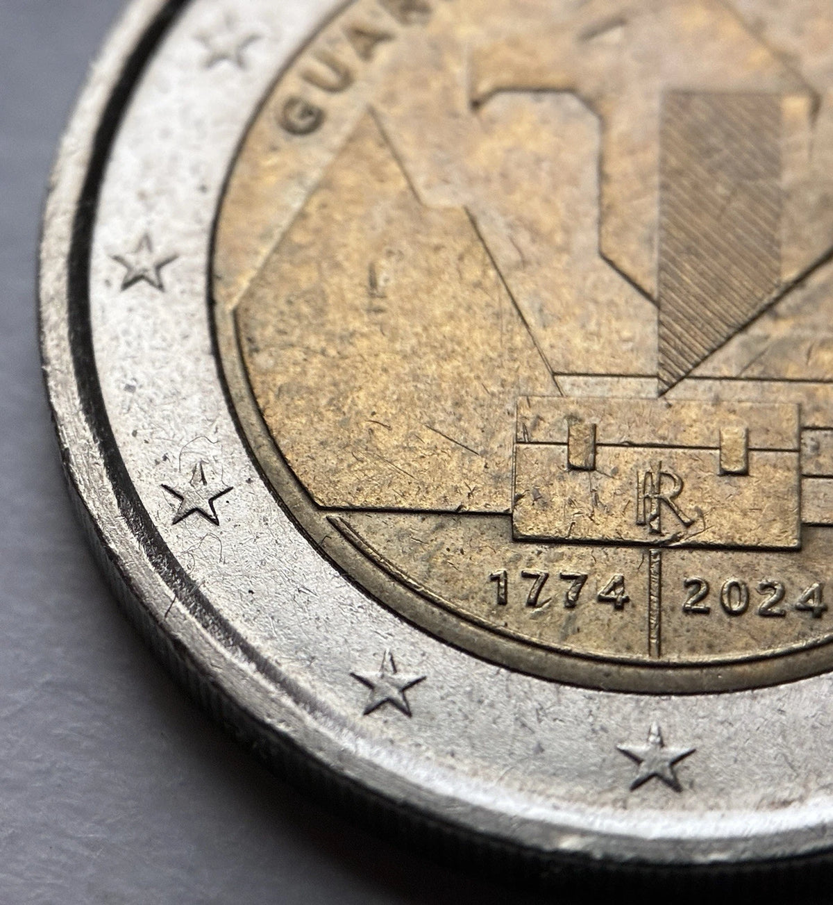 2 Euro 2024 | Italien | 250 Jahre Guardia di Finanza | Bi-Metall Gedenkmünze | schön