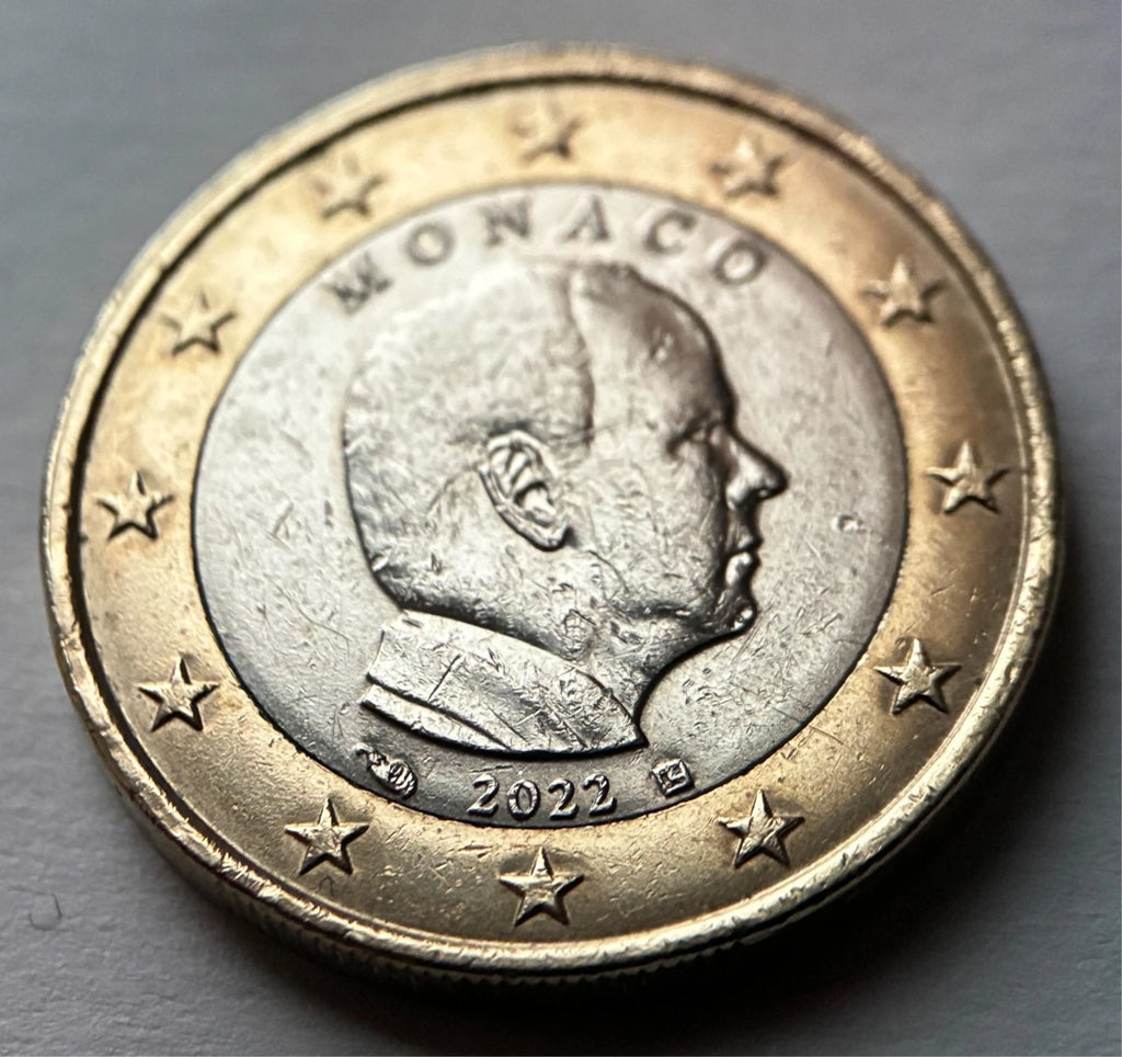 1 Euro 2022 | Monaco | Albert II. | Bi-Metall Münze
