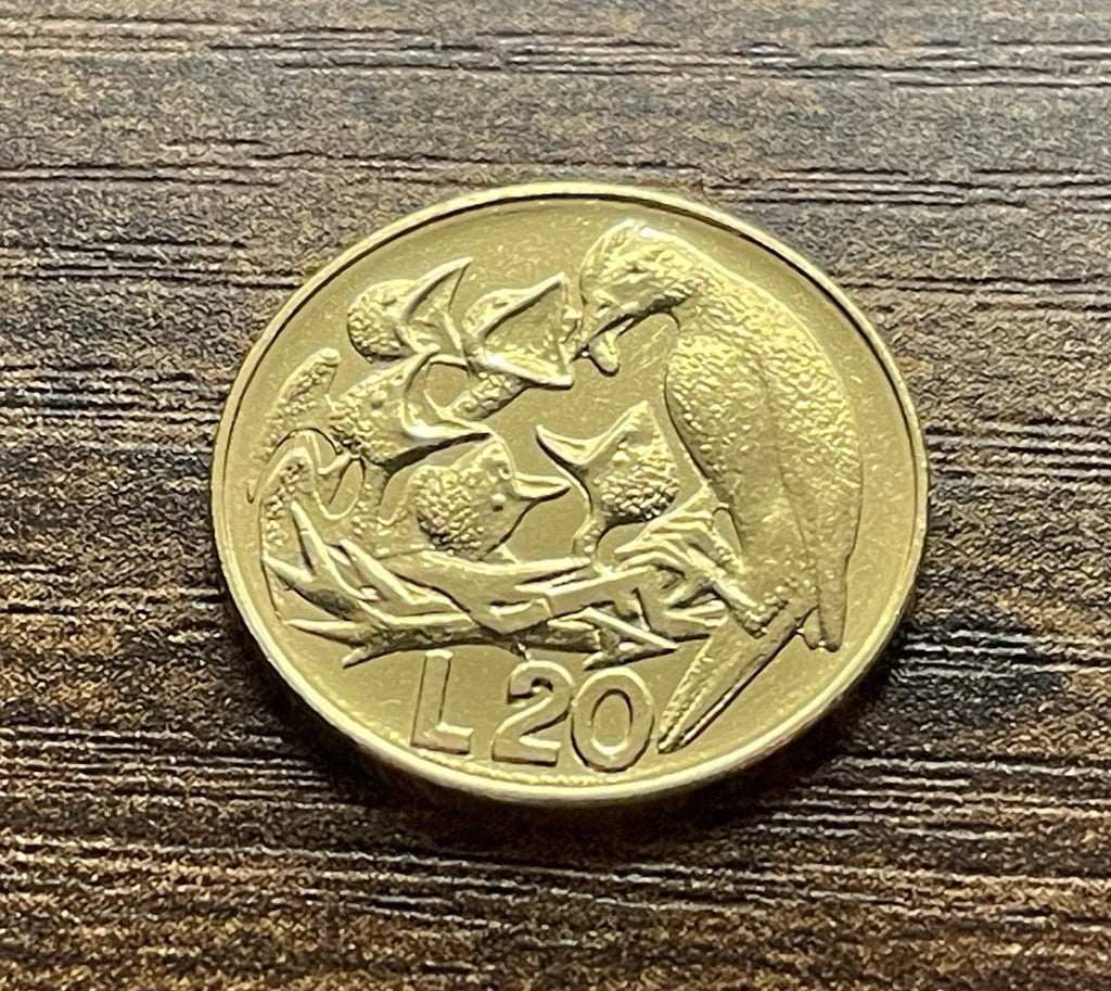 20 Lire 1975 | San Marino | Tierliebe | Aluminiumbronze Münze | schön