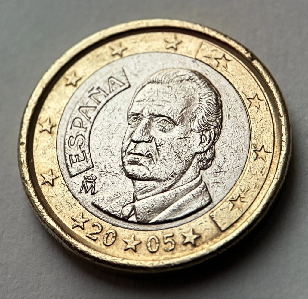 1 Euro 2005 | Spanien | König Juan Carlos I. | Bi-Metall Münze