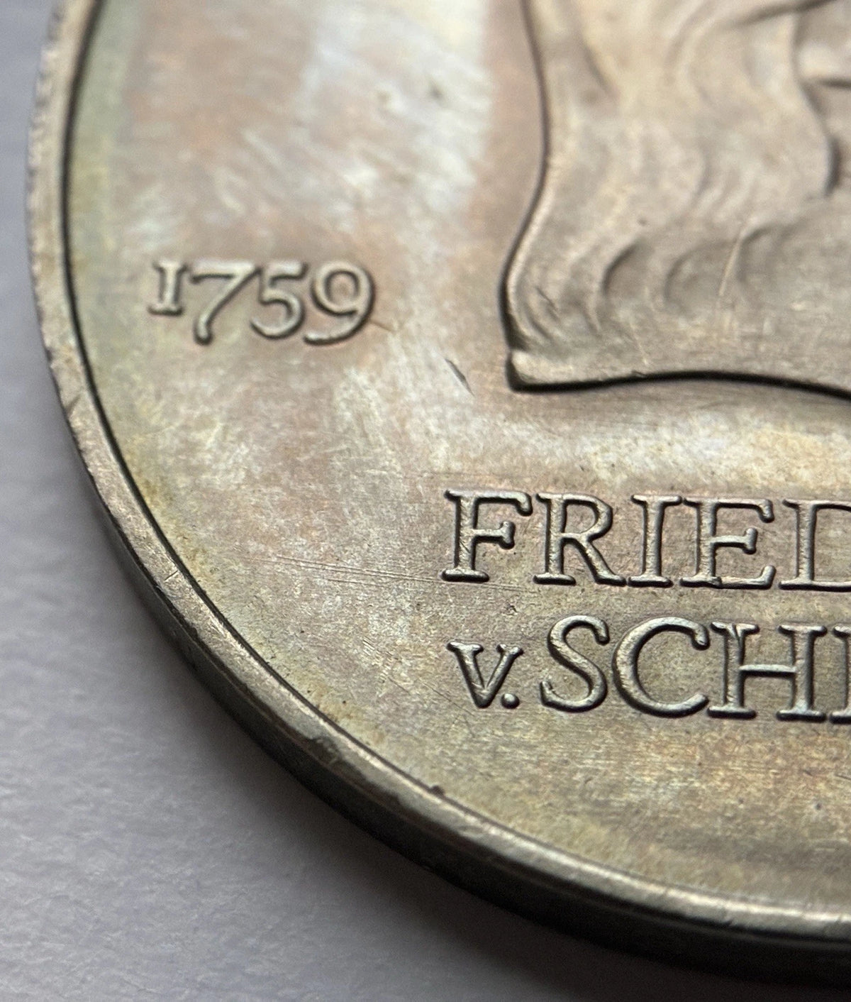 20 Mark 1972 A | Deutsche Demokratische Republik (DDR) | Friedrich von Schiller | Gedenkmünze aus Kupfer-Zink | schön