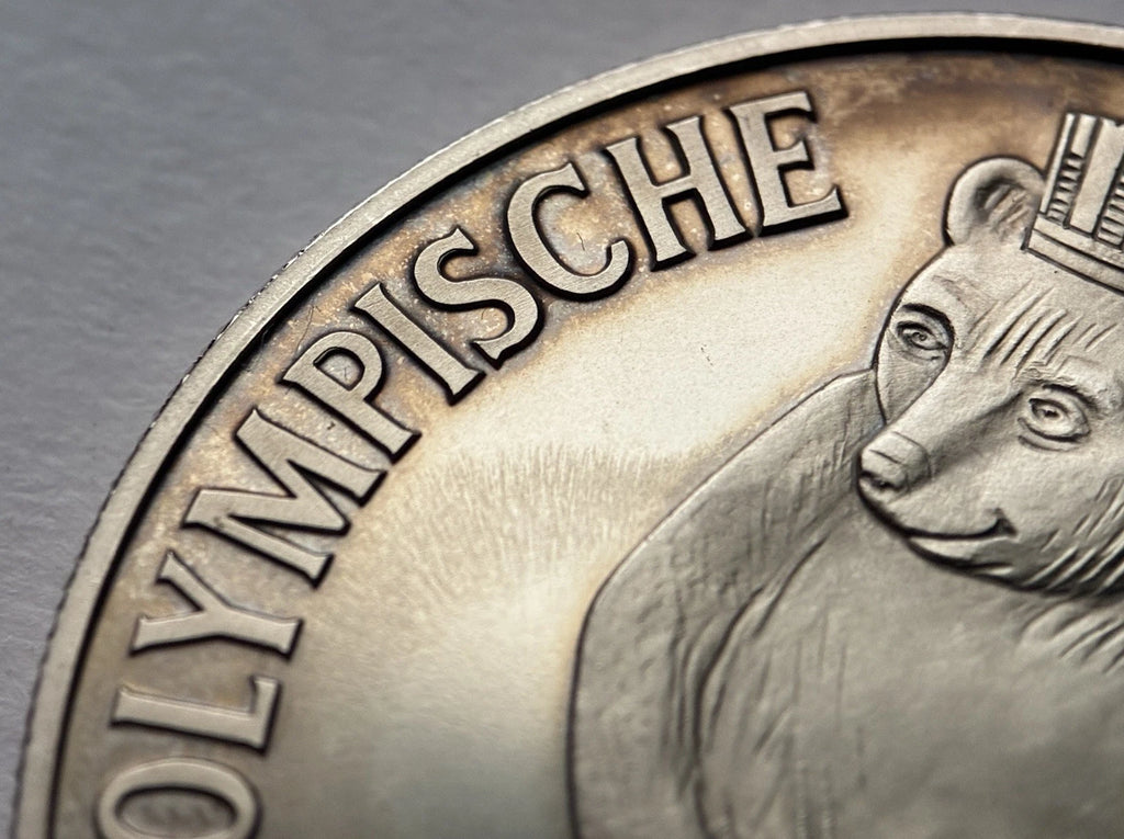 Gedenkmedaille Olympia 2000 – XXVII. Olympische Spiele für Berlin | Berliner Bär & Länderflaggen