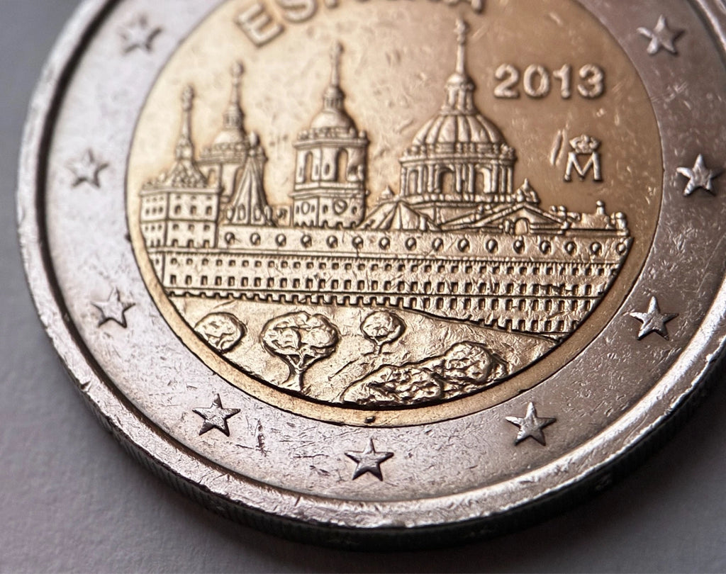 2 Euro 2013 | Spanien | Klosterschloss Escorial | Bi-Metall Gedenkmünze | schön