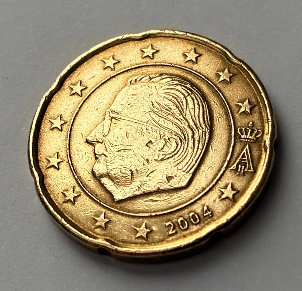 20 Cent 2004 | Belgien | König Albert II. | Nordisches Gold Münze | schön