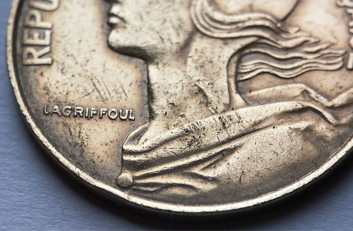 20 Centimes 1996 | Frankreich | Marianne | Aluminiumbronze Münze | schön