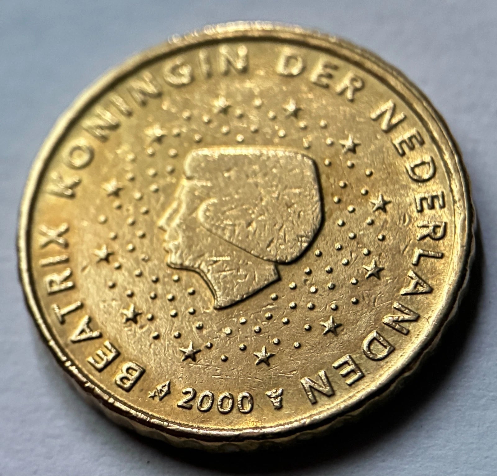 10 Cent 2000 | Niederlande | Königin Beatrix | Nordisches Gold Münze