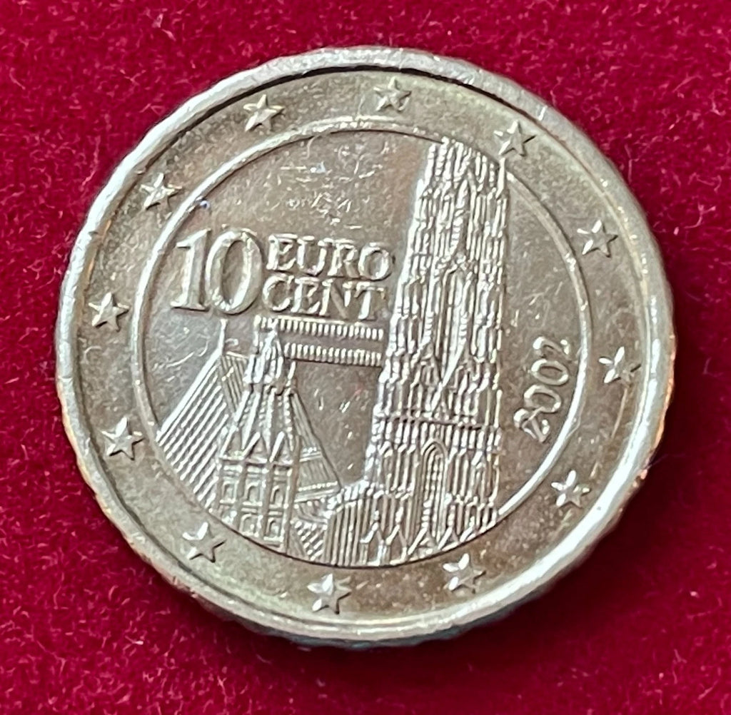 10 Cent 2002 | Österreich | Stephansdom | Nordisches Gold Münze