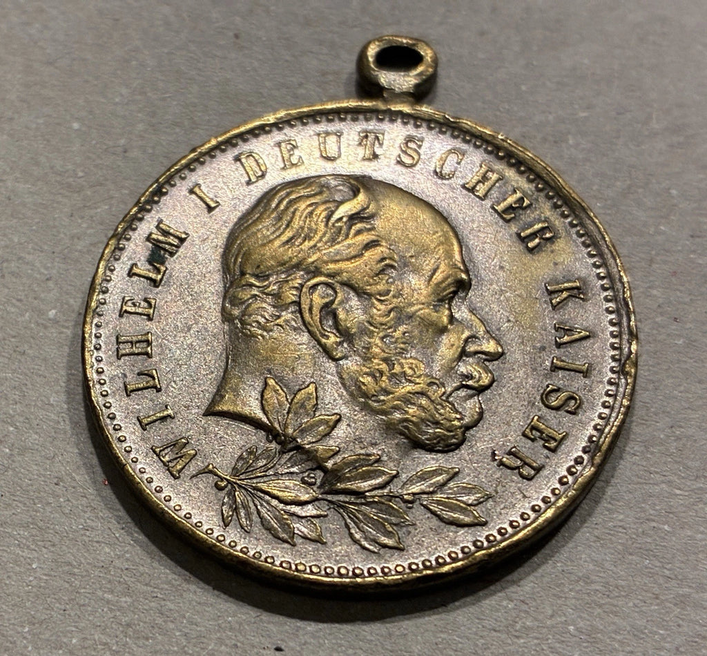 Medaille Wilhelm I. – 100. Geburtstag 1897 | Kaiserreich Preußen Gedenkprägung mit Öse