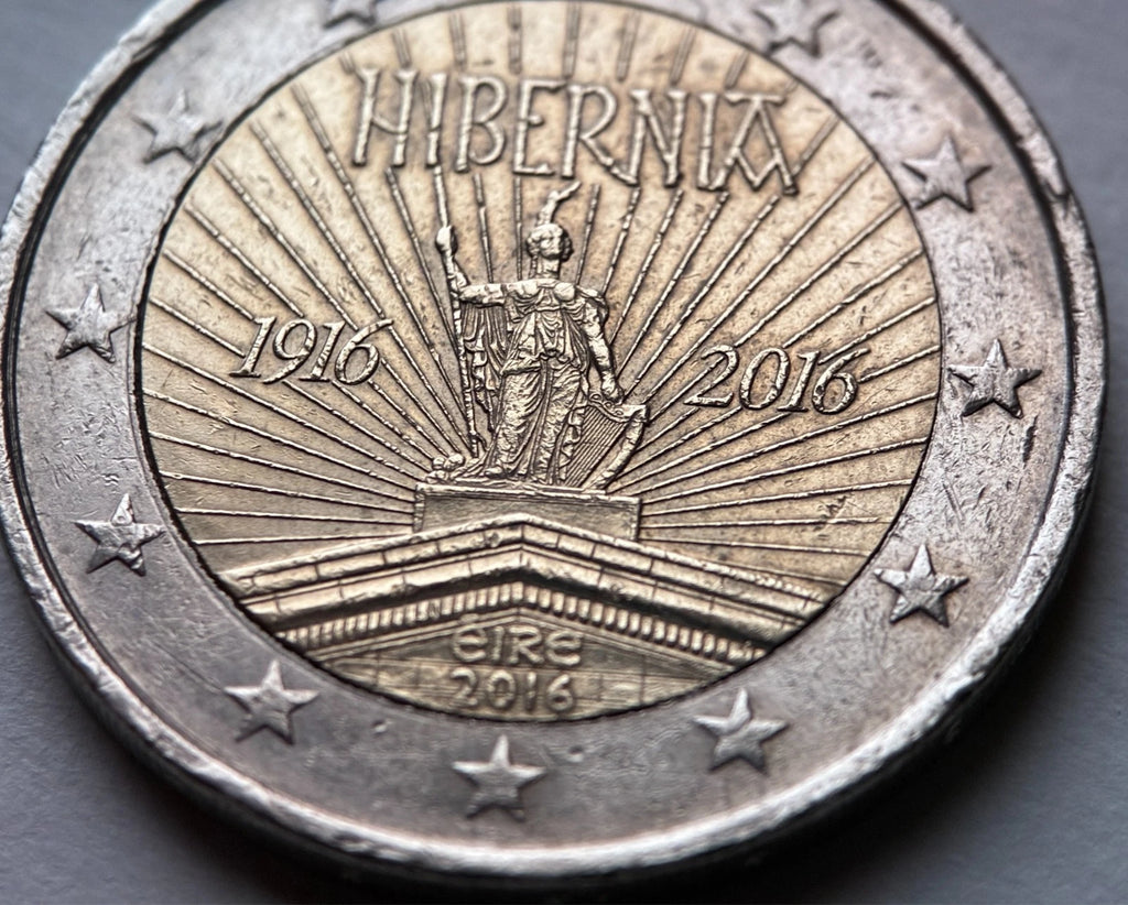 2 Euro 2016 | Irland | 100 Jahre Osteraufstand Hibernia | Bi-Metall Münze