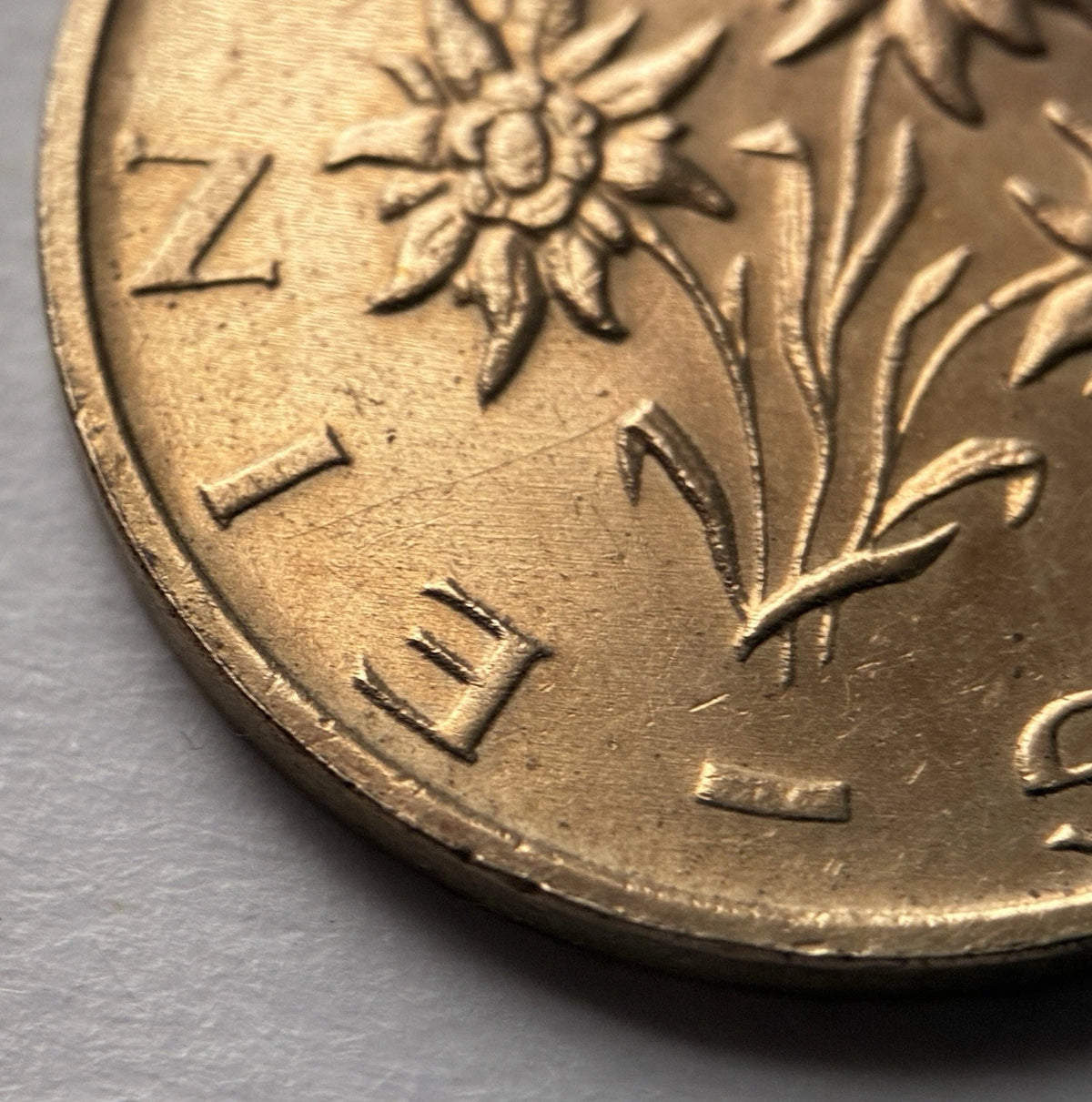 1 Schilling 1995 | Österreich | Edelweiß | Alpenblume | Aluminiumbronze Münze | sehr schön