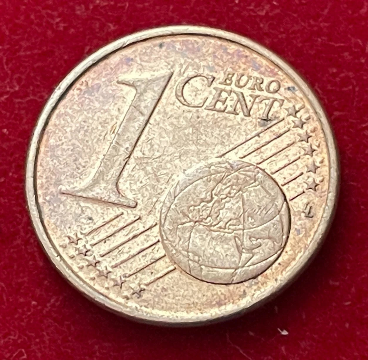 1 Cent 2007 | Irland | Harfe | Verkupferter Stahl Münze
