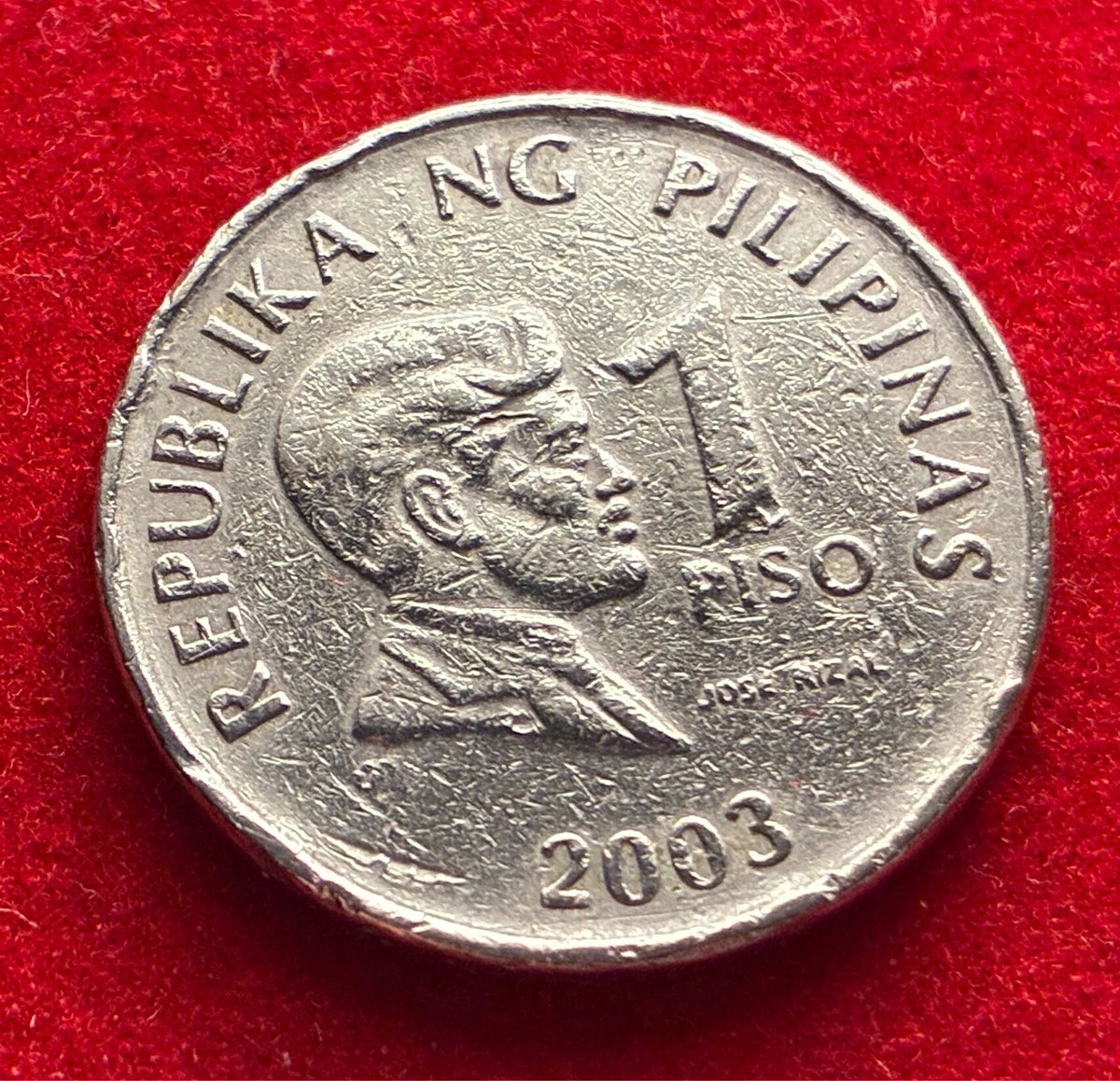 1 Piso 2003 | Philippinen | José Rizal | Kupfer-Nickel-Münze
