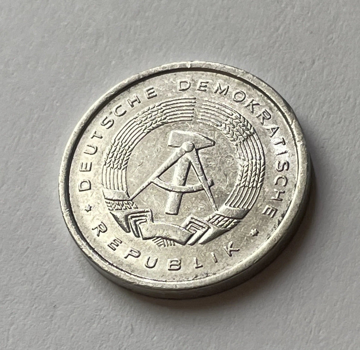 5 Pfennig 1978 A | Deutsche Demokratische Republik (DDR) | Münze aus Aluminium | Sehr schön