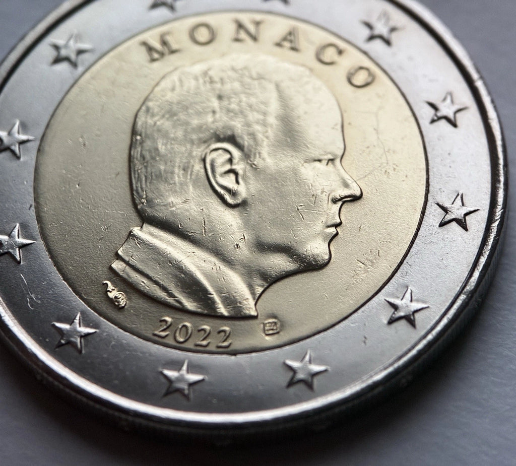2 Euro Münze Monaco 2022 - Fürst Albert II.