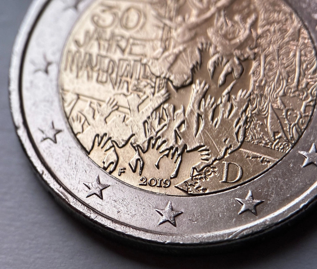 2 Euro 2019 F | Deutschland | 30 Jahre Fall der Berliner Mauer | Bi-Metall Gedenkmünze | schön